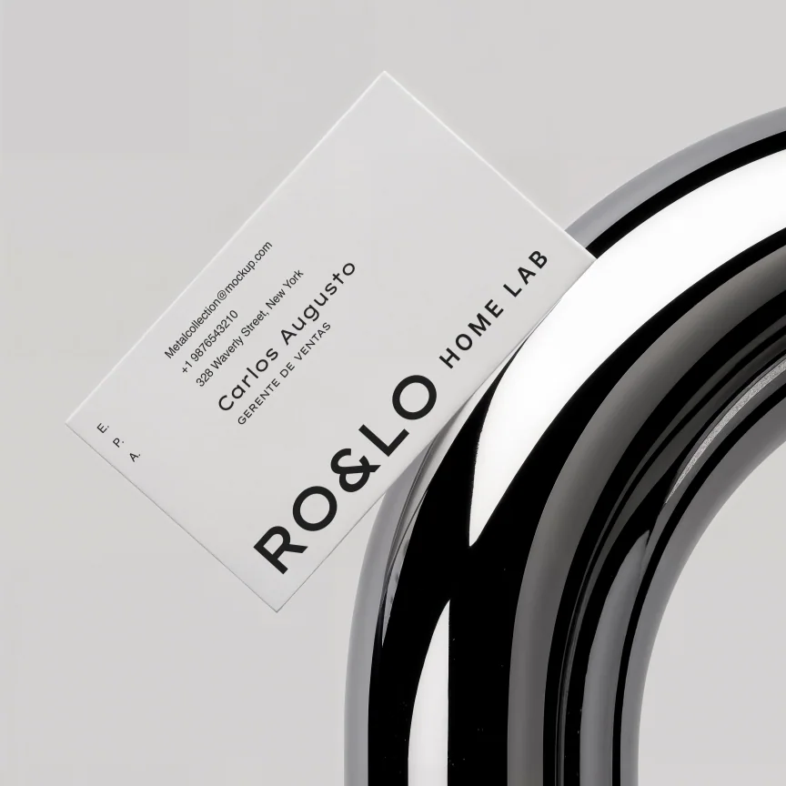 Tarjeta corporativa de RO&LO Home Lab